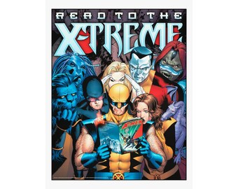 X-Men Retro Classroom Poster
