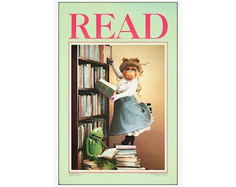 Retro Miss Piggy and Kermit Classroom Poster