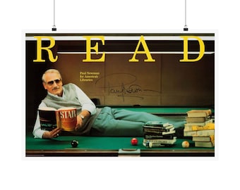 Paul Newman 1986 Retro Poster