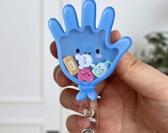 Medical Glove Shaker Badge Reel for Nurses :Healthcare Worker Gift
