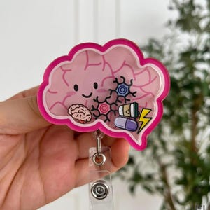 Brain Shaker Badge Rulle: Neurosjuksköterske-ID-klipp