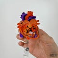 Anatomical Heart Halloween Shaker Badge Reel: Medical Staff, Nurse, Doctor product logo