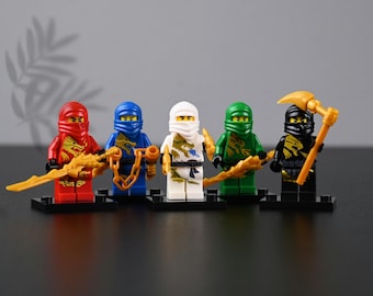 Ninjago Dragon Armor Minifigure Set, Lego-Compatible Ninja Figures