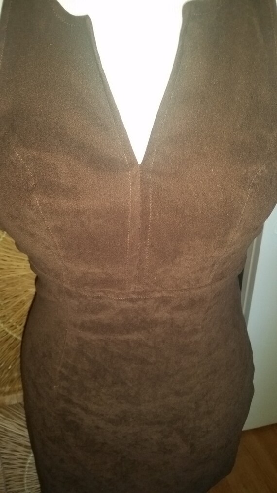 Short Brown Halter Dress
