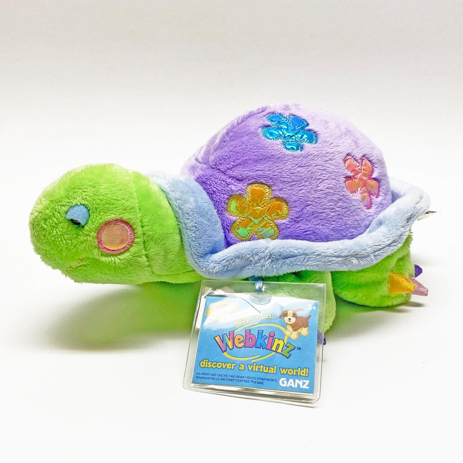 NWT Vintage Webkinz Daisy Tortoise (HM464) Plush Toy - Sealed Code