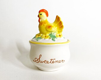 Vintage Hen Sweetener Bowl