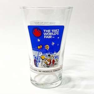 Vintage 1982 World&#39;s Fair Knoxville Tennessee Commemorative Glass McDonalds Coca-Cola