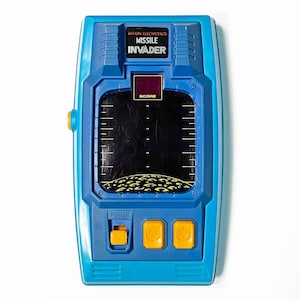 Vintage 1980s Bandai Electronics Missile Invader Battery Operated Handheld Game (Working)