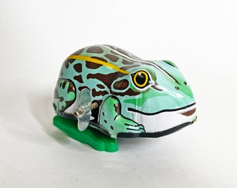 1960s Yone Tin Frog Wind-Up Toy