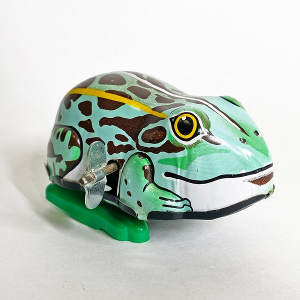 1960s Yone Tin Frog Wind-Up Toy