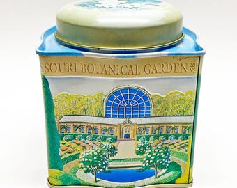 Vintage Y2K Missouri Botanical Garden St. Louis årtusendets minnesburk