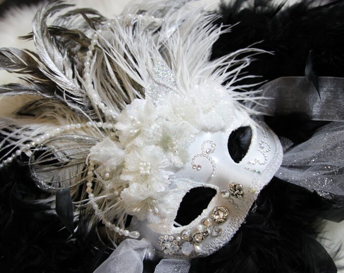 Handmade Mardi Gras Mask Etsy