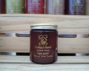 Mantequilla de manzana gourmet, crema de manzana elegante