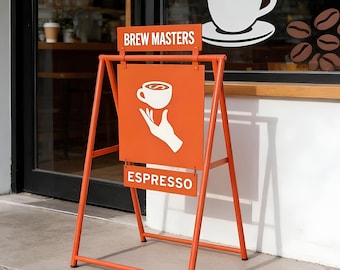 Custom A Frame Sign, Business Sign, Sidewalk Sign, Outdoor Sign, Personalized Sign, Logo Sign, Custom Sign, Sandwich Board Sign