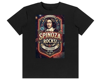 Spinoza Rocks! Unisex Classic Crew Neck Cotton T-Shirt