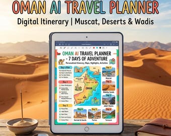 Oman Travel Itinerary 7 Day PDF Guide