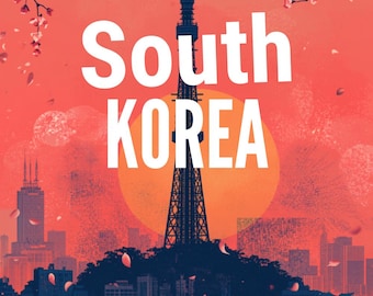 K-Pop Palaces Street Food Travel Guide Printable