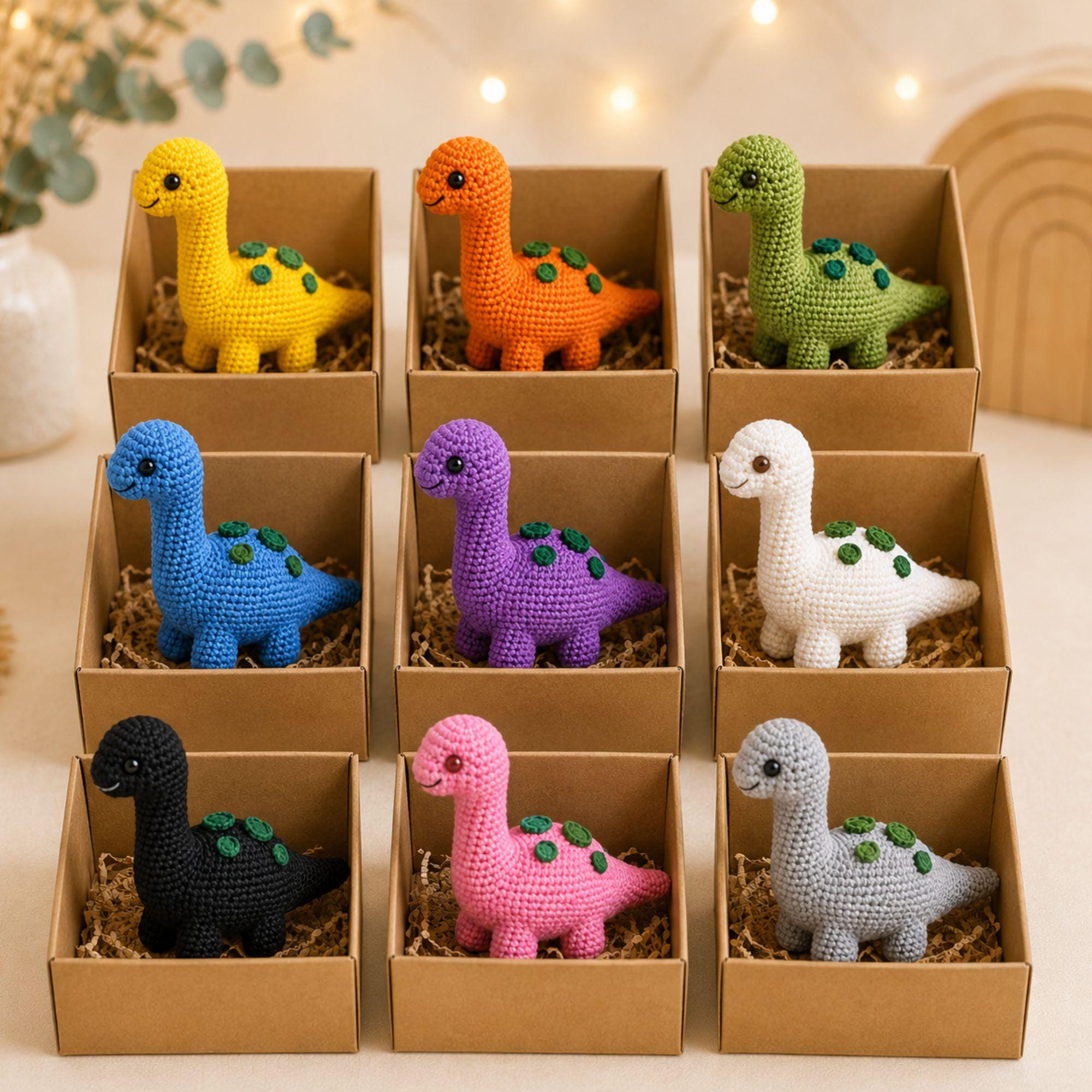 30 Brontosaurus Crochet Patterns for Cute Dino Gifts, Nursery Decor, and Plushies 23 Brontosaurus Crochet Pattern – Low Sew Dinosaur Amigurumi PDF