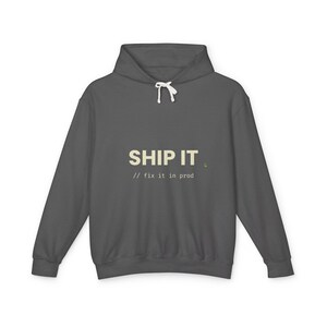 Ship It Hoodie, Fix It In Prod Developer Sweatshirt, Coding Programmer Gift
