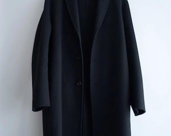 アクネ ストゥディオズ アーカイブ ウール カシミヤ チャド オーバーコート タグ付き