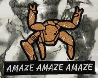 Project Hail Mary Rocky Patch – Embroidered Sci-Fi Book Alien Iron-On (5.5"x5.5")