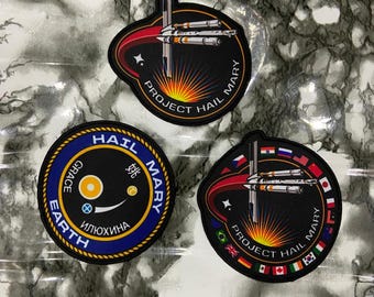 Project Hail Mary Mission Patch | Ryland Grace Cosplay Iron-On Printed Patch