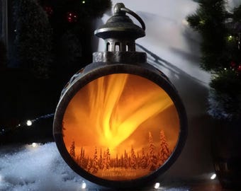 Lanterna LED grande Northern Lights.