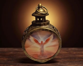 Angel Vintage Lantern Large. LED