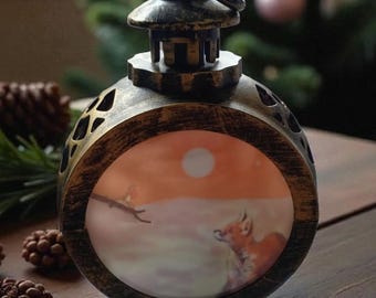 Fox and Robin Vintage small Lantern