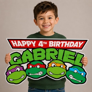 Ninja Birthday Logo | Personalized Party Decor - Digital Download -