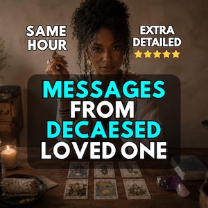 Psychic Mediumship Reading | Messages from Deceased Loved Ones, Ancestors (Same Hour)