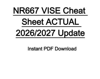 Guía rápida NR667 VISE - Actualización 2026/2027 / Descarga instantánea en PDF