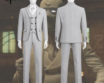 Mr Knight Costume | Moon Knight Grey Suit Cosplay, Marvel