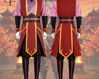 Zuko Costume | Fire Nation Cosplay Outfit, ATLA Prince Robe