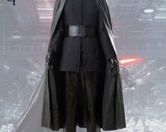 Kylo Ren Cosplay Costume | Screen Accurate Dark Warrior Suit, Cape