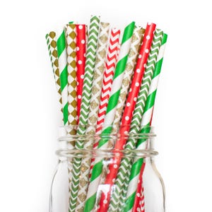 Jolly Holiday: cannucce di carta natalizie