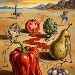 Transform your kitchen with surrealist art inspired by Salvador Dalí