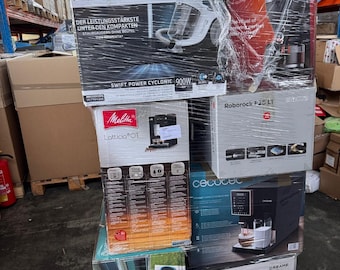 Wholesale Return Pallet – Mixed Home Appliances, Vacuums, & Coffee Machines – Bulk Liquidation Lot
