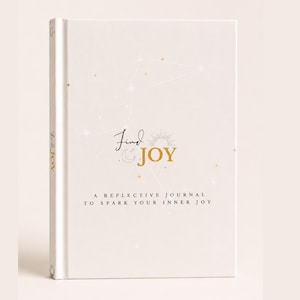 Find Joy Guided Gratitude Journal, Hardcover A5, Undated 30-Day Reflection Journal