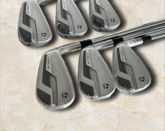 TaylorMade P790 Ti Irons 5-PW | Titanium Forged Distance Set, Stiff Steel Shafts