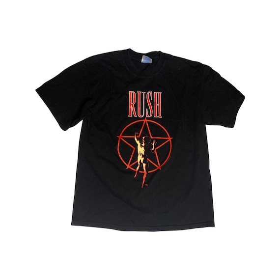 1990's Vintage Rush Star Man T-Shirt - image 1