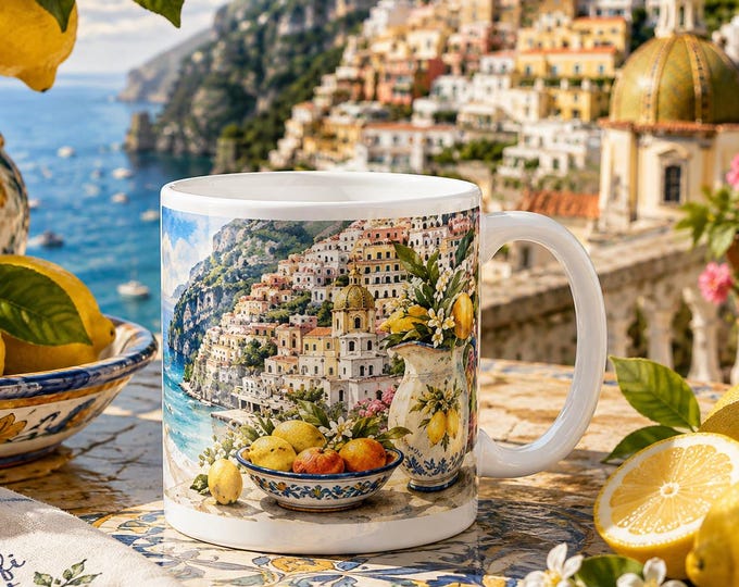 Amalfi Coast Mug | Italian Lemon Gift