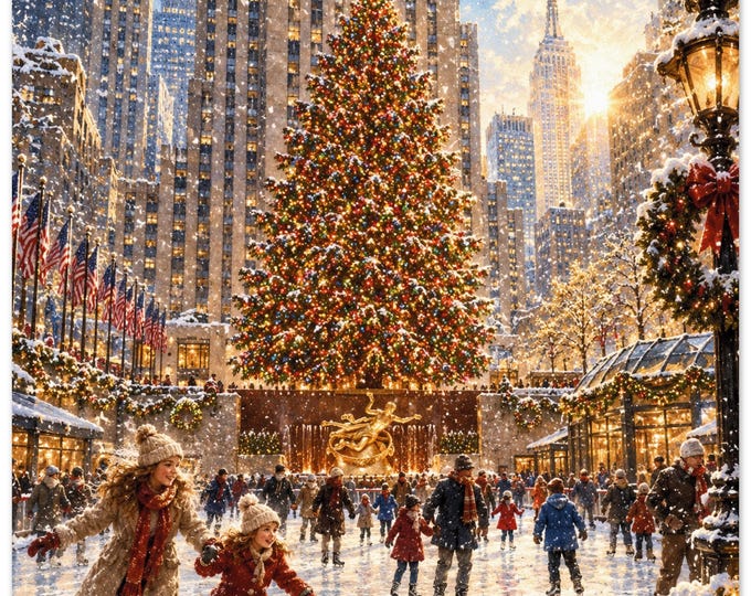 Christmas in New York Wall Art