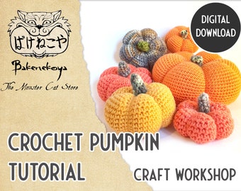 How to Crochet Pumpkins. Digital file dowload plus video links