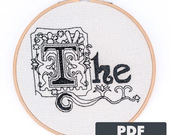 Spongebob Squarepants "The" cross stitch pattern (DIGITAL ONLY)