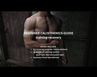 Beginner Calisthenics Trainingsanleitung.