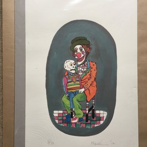 My Familiar - A3 Giclée print, drawing, dark humour, death, naive, outsider, visionary, folk.