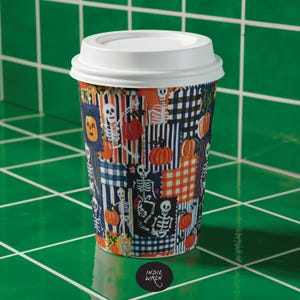 A spooky-cute repeat pattern full of painted style fabric swatches in a patchwork quilted pattern, that is perfect for adding a touch of magic to your autumn projects.

Created in the Indie Wren Studio and turned into a seamless pattern ready to drop straight into fabric, packaging, prints, or personal keepsakes.