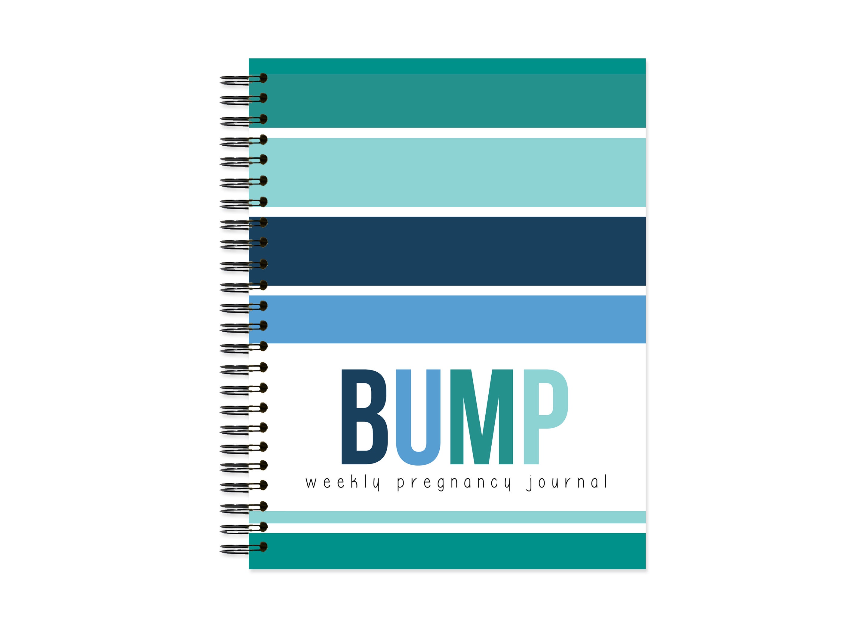 Bump Book Pregnancy Journal Modern Baby Book NAVY Etsy