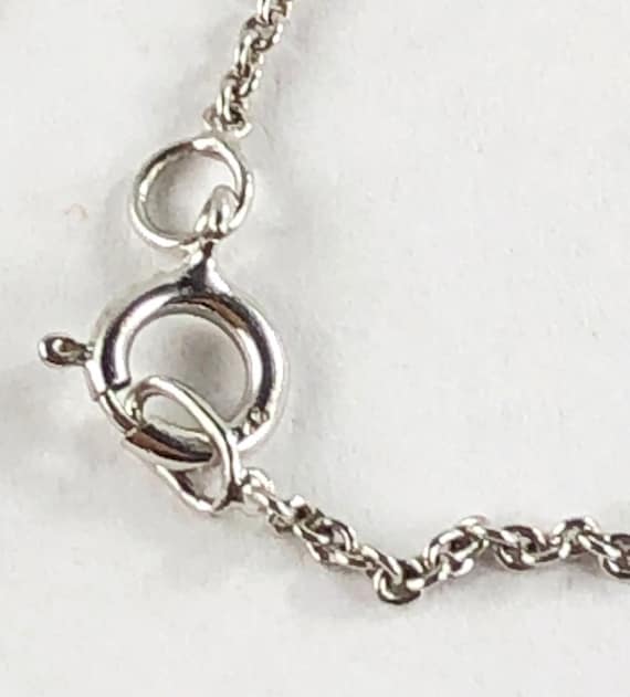 Beautiful Silver Cross with Tiny Diamonds Pendent… - image 3